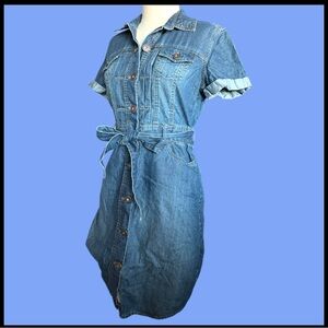 EDDIE BAUER denim shirt dresss